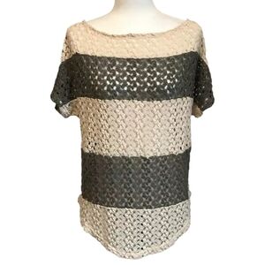 URBAN OUTFITTERS Crochet STARING AT STARS  Top Size S Oversized
